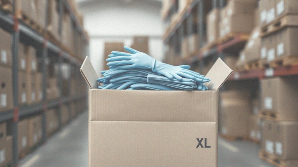 W jakim opakowaniu dostępne są rękawiczki nitrylowe XL?