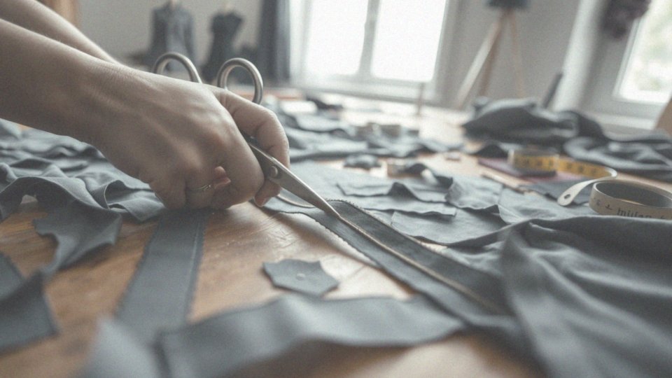 Jak stosować metodę 'na obcięte brzegi' do zakładania suwaka?