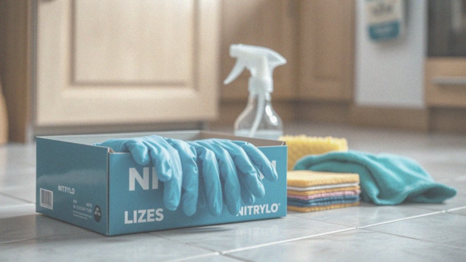 Jakie korzyści płyną z użycia rękawiczek nitrylowych XL podczas sprzątania?