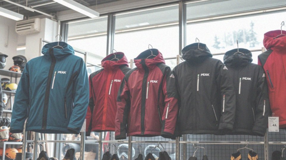 Gdzie można kupić kurtki narciarskie Peak Mountain w najlepszych cenach?