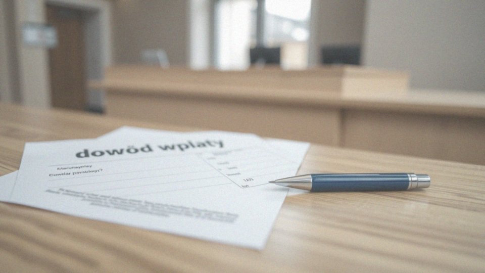 Co to jest dowód wpłaty i jak go wypełnić?