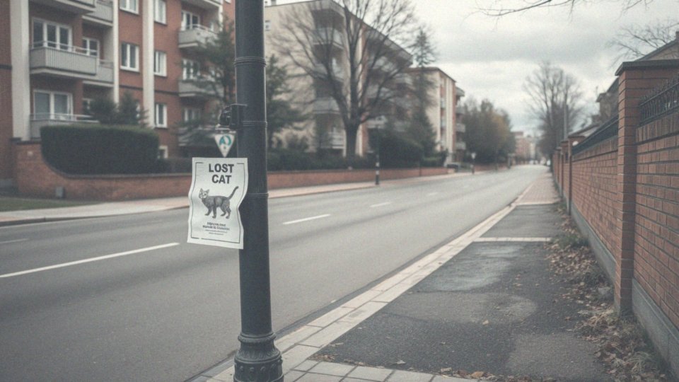 Jak przygotować plan poszukiwań kota?