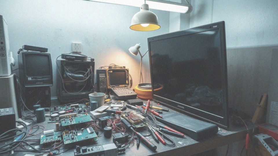 Jakie są częste usterki, które mogą powodować problemy z włączaniem telewizora?
