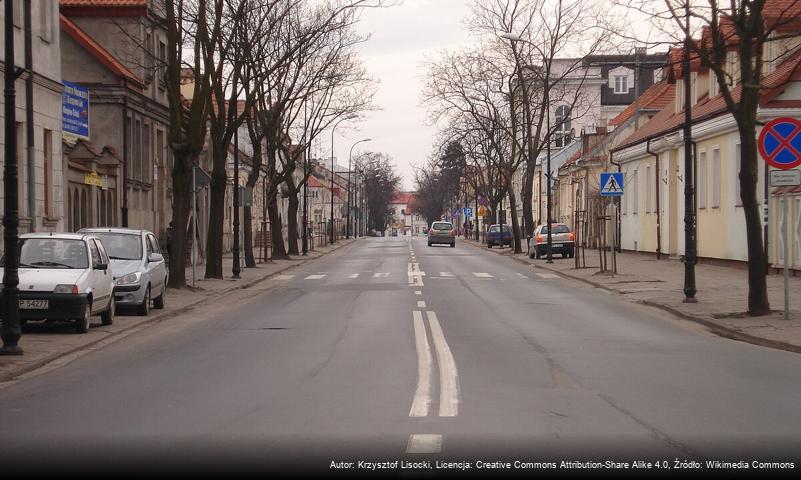 Ulica Tadeusza Kościuszki w Płocku