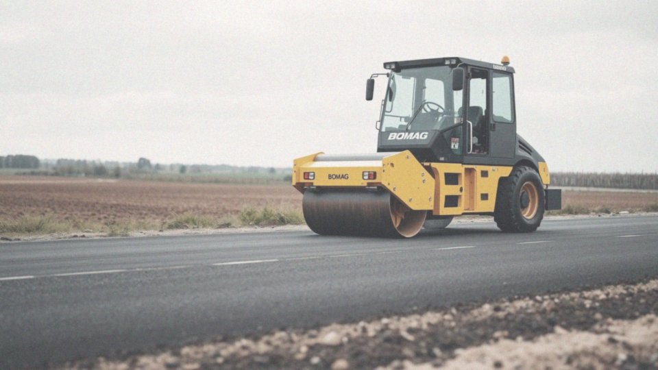 Walec drogowy Bomag – kluczowe informacje i zastosowania w budownictwie
